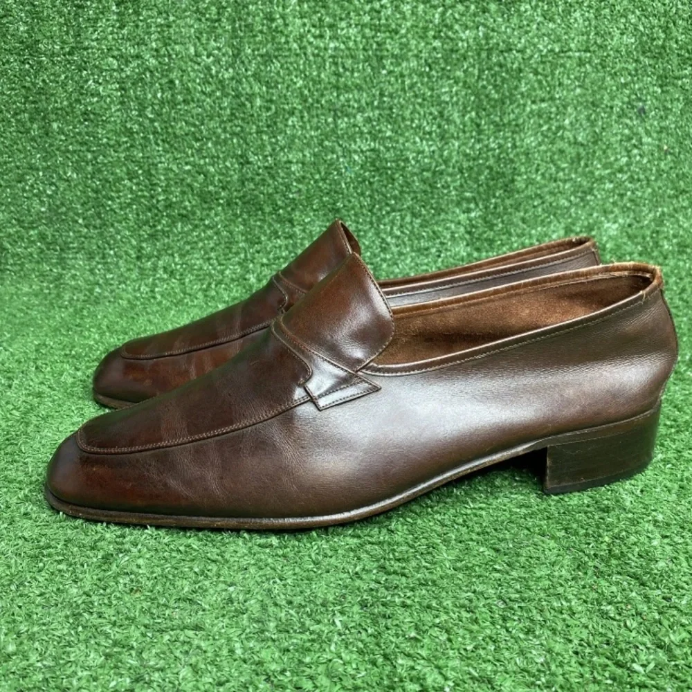 Bally Vintage‎ Men's Brown Loafers Size 9 EEE Switzerland Made